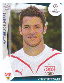Matthieu Delpierre VfB Stuttgart samolepka UEFA Champions League 2009/10 #451
